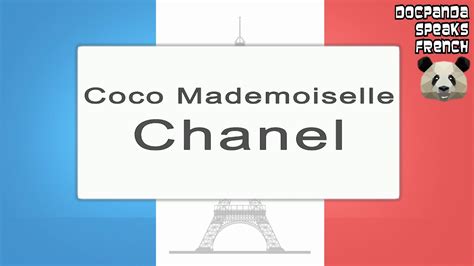 coco chanel mademoiselle pronunciation